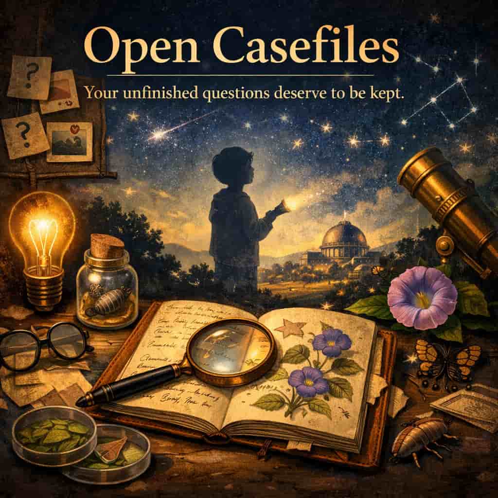 Open Casefiles — Your unfinished questions deserve to be kept